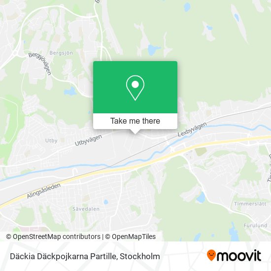 Däckia Däckpojkarna Partille map