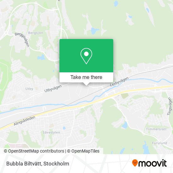 Bubbla Biltvätt map