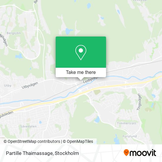 Partille Thaimassage map