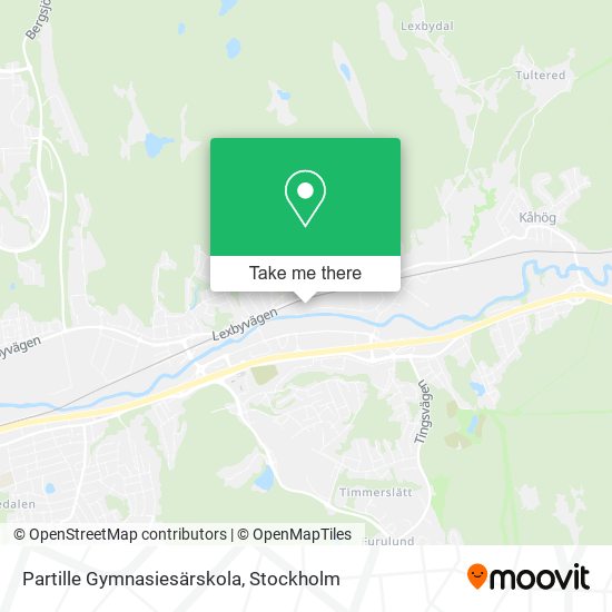 Partille Gymnasiesärskola map