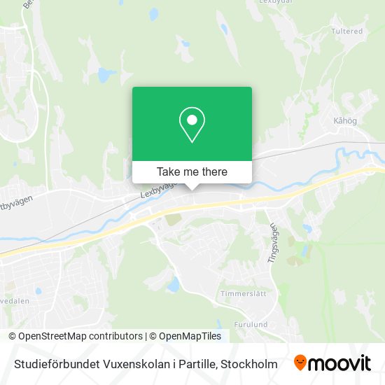 Studieförbundet Vuxenskolan i Partille map