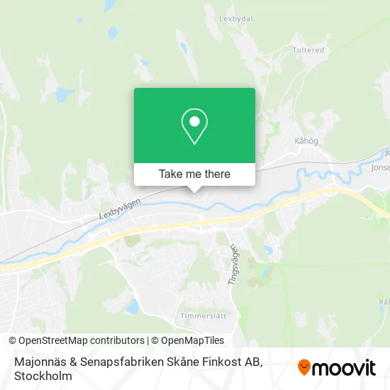 Majonnäs & Senapsfabriken Skåne Finkost AB map