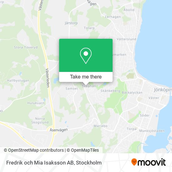 Fredrik och Mia Isaksson AB map