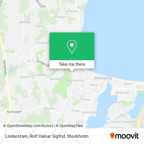 Linderstam, Rolf Halvar Sigfrid map