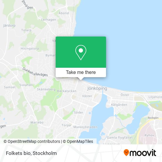 Folkets bio map