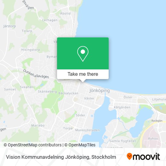 Vision Kommunavdelning Jönköping map