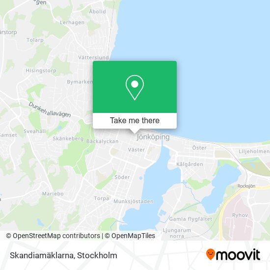 Skandiamäklarna map