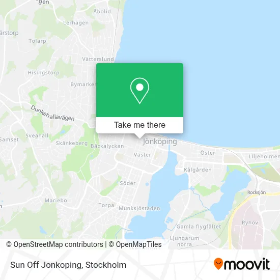 Sun Off Jonkoping map