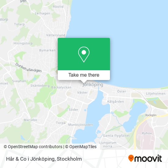 Hår & Co i Jönköping map