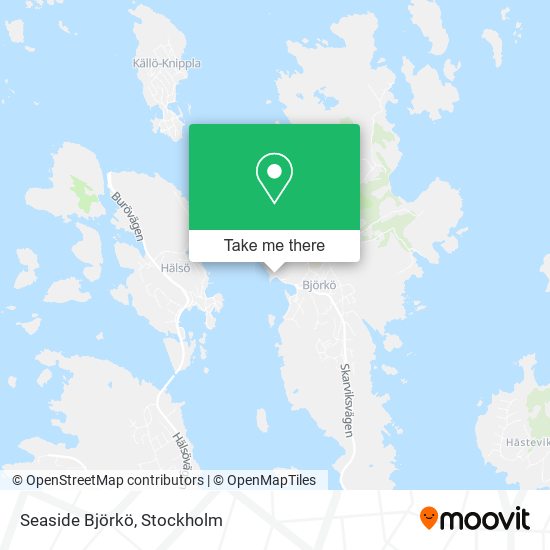 Seaside Björkö map