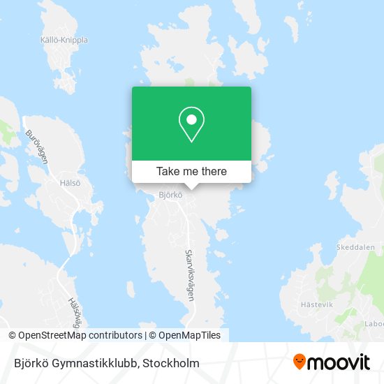 Björkö Gymnastikklubb map