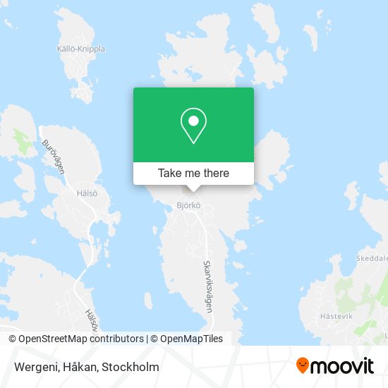 Wergeni, Håkan map