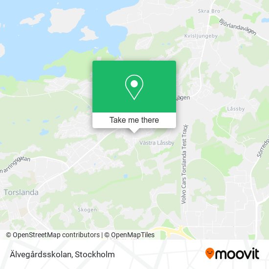 Älvegårdsskolan map