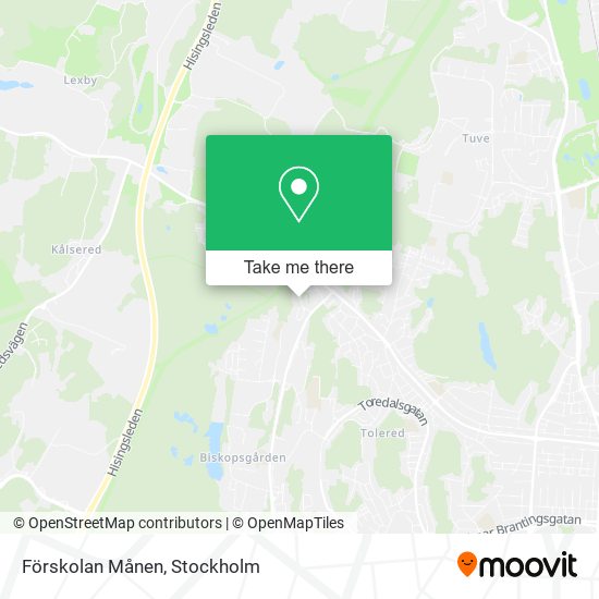 Förskolan Månen map