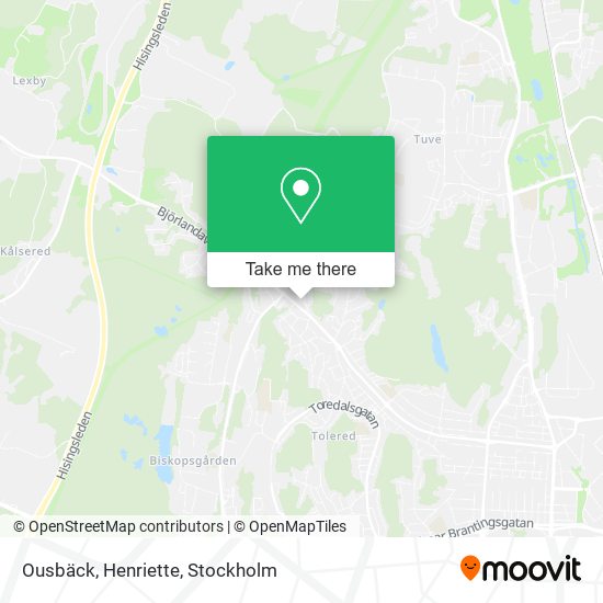 Ousbäck, Henriette map