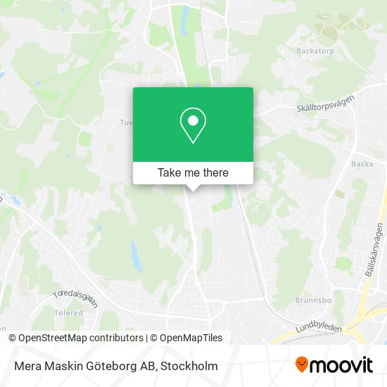 Mera Maskin Göteborg AB map
