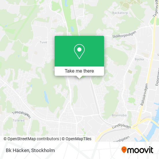 Bk Häcken map