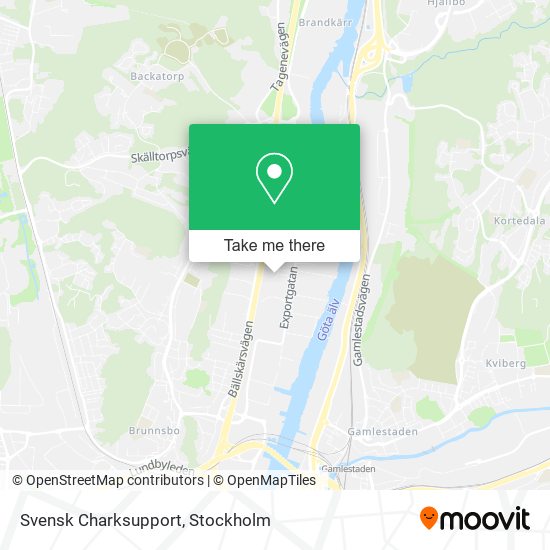 Svensk Charksupport map