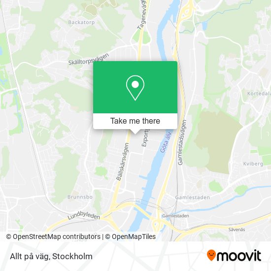 Allt på väg map