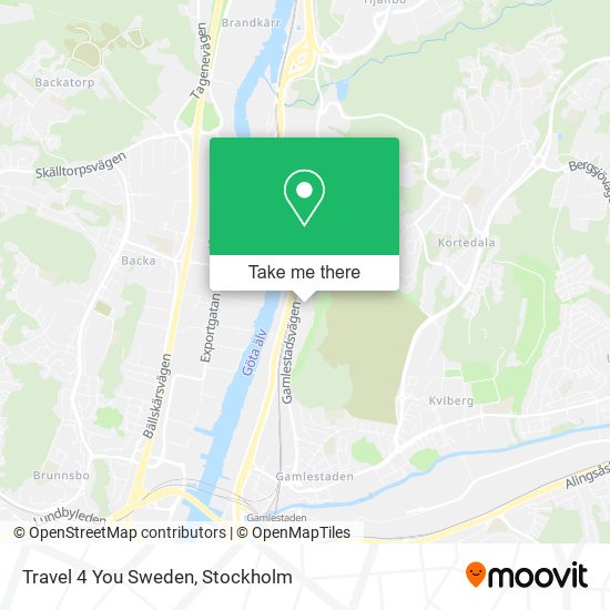Travel 4 You Sweden map