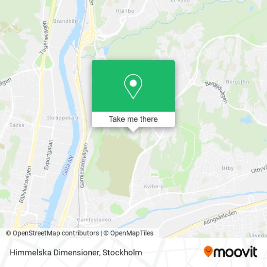 Himmelska Dimensioner map