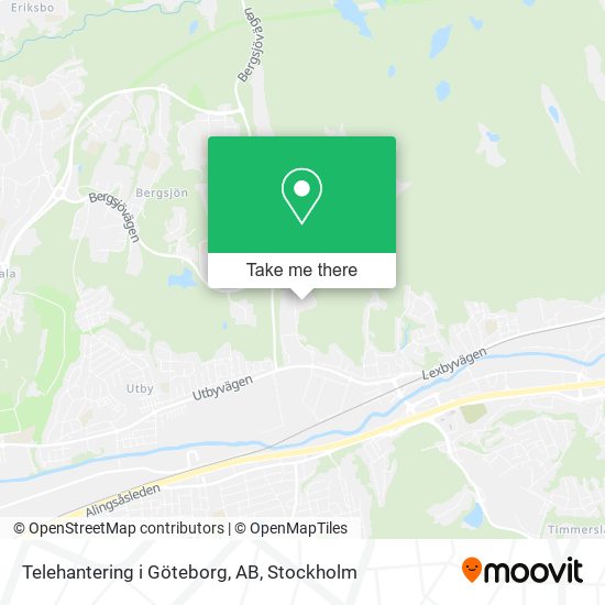 Telehantering i Göteborg, AB map