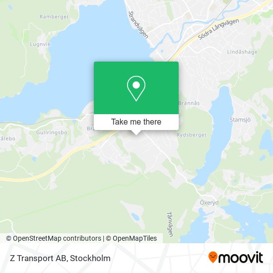 Z Transport AB map