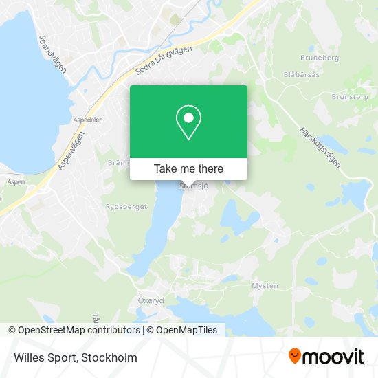 Willes Sport map