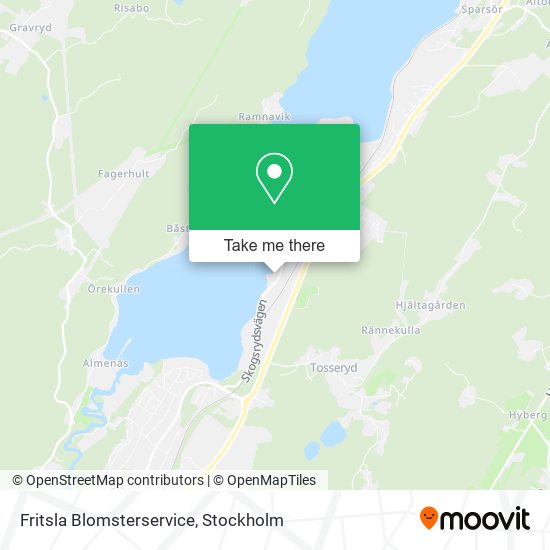 Fritsla Blomsterservice map