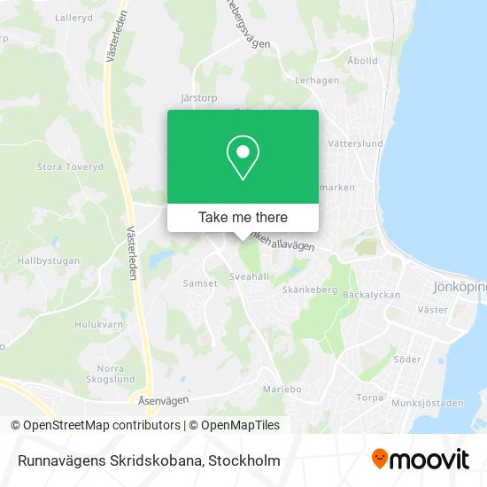 Runnavägens Skridskobana map