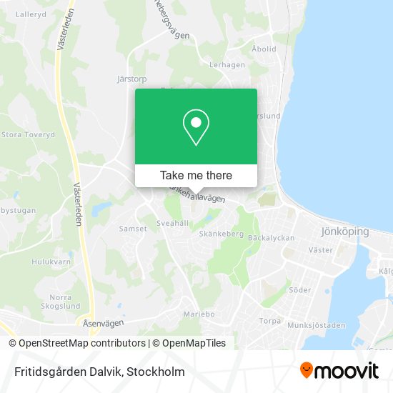 Fritidsgården Dalvik map