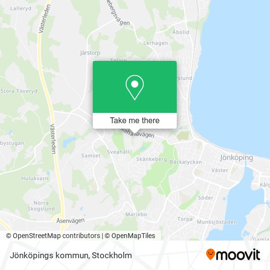 Jönköpings kommun map