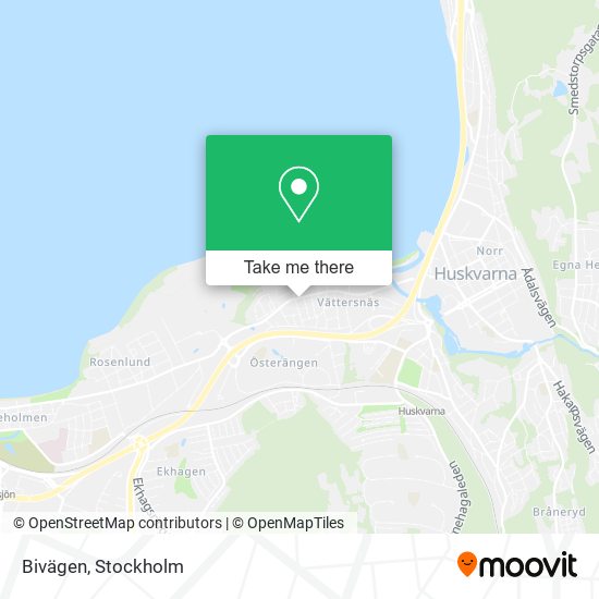 Bivägen map