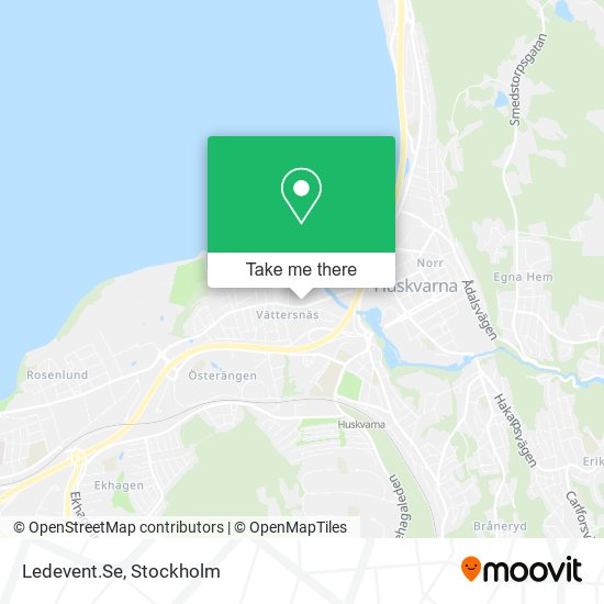 Ledevent.Se map