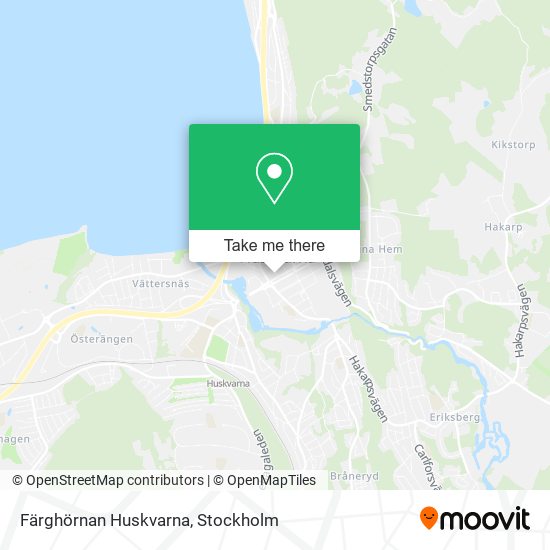 Färghörnan Huskvarna map