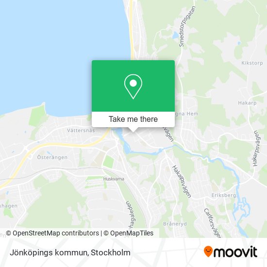 Jönköpings kommun map