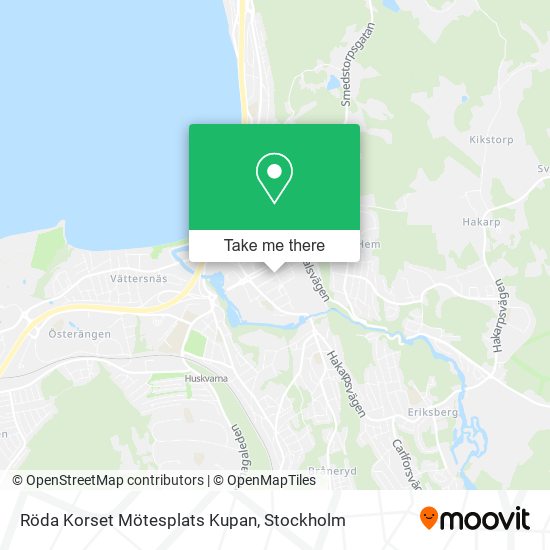 Röda Korset Mötesplats Kupan map