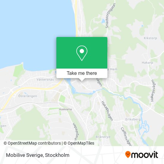 Mobilive Sverige map