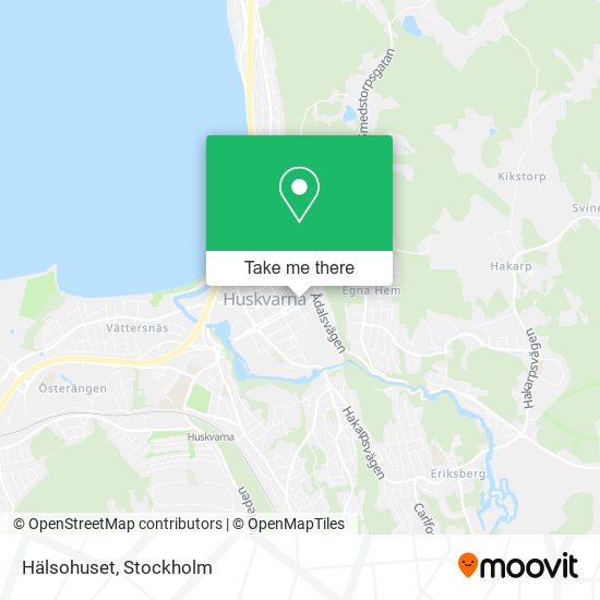 Hälsohuset map