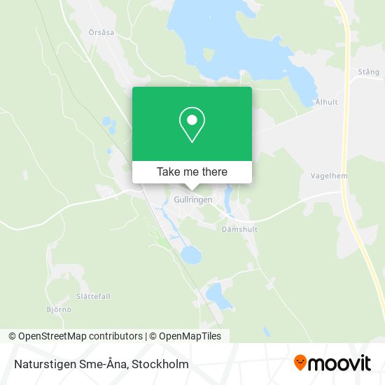 Naturstigen Sme-Åna map