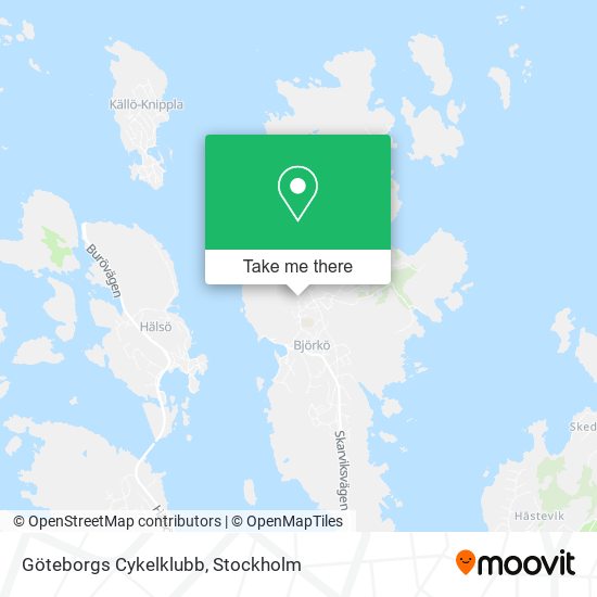 Göteborgs Cykelklubb map