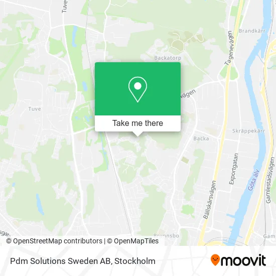Pdm Solutions Sweden AB map