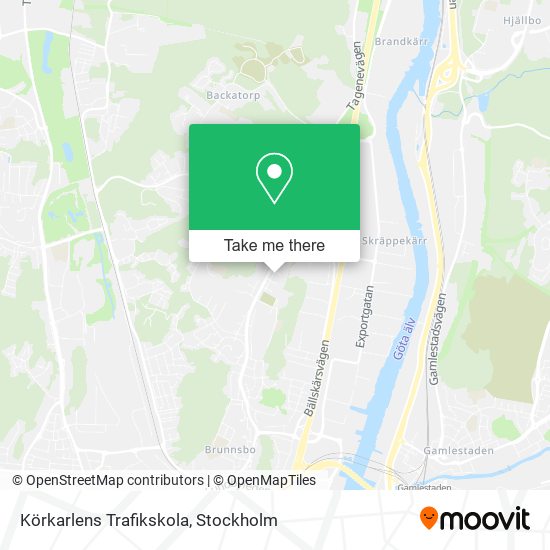 Körkarlens Trafikskola map