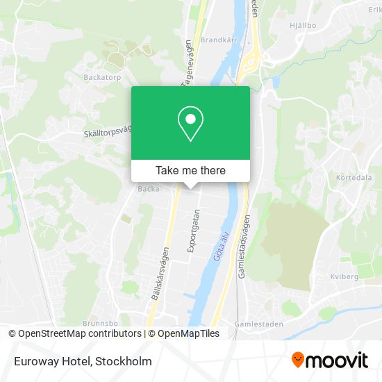 Euroway Hotel map