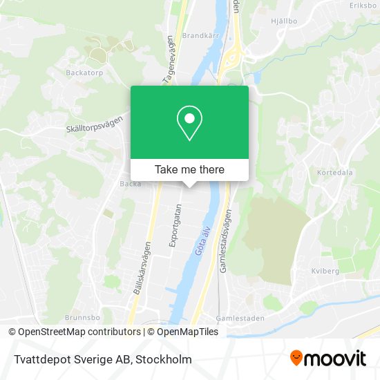 Tvattdepot Sverige AB map