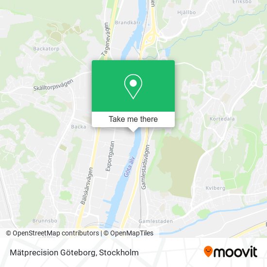 Mätprecision Göteborg map