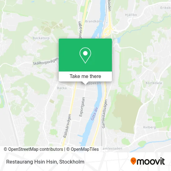 Restaurang Hsin Hsin map