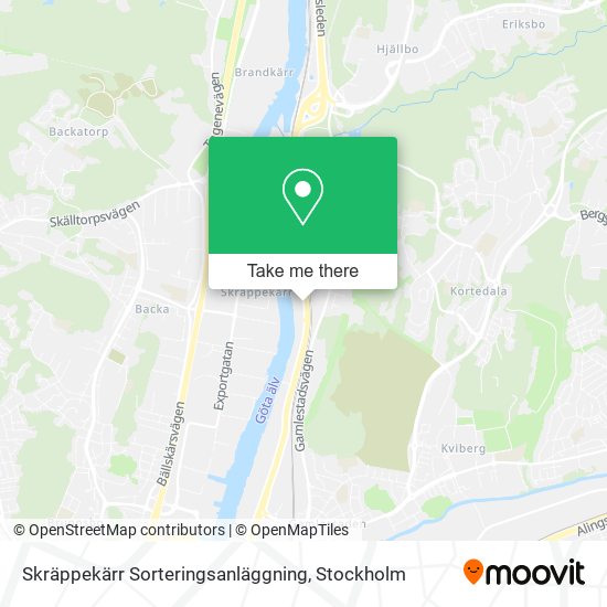 Skräppekärr Sorteringsanläggning map