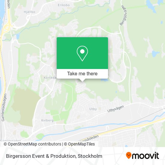 Birgersson Event & Produktion map