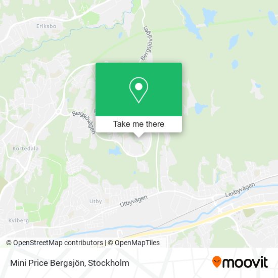 Mini Price Bergsjön map